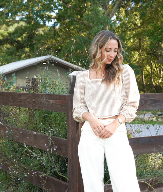 Loren Striped Top